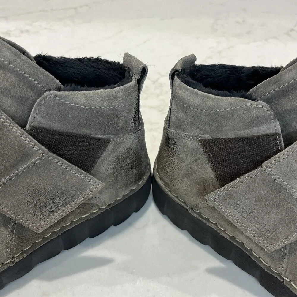 Josef Seibel NEW Calais 53 EU 37 US 6 -6.5 Taupe Comfort Ankle Boots Suede‎
